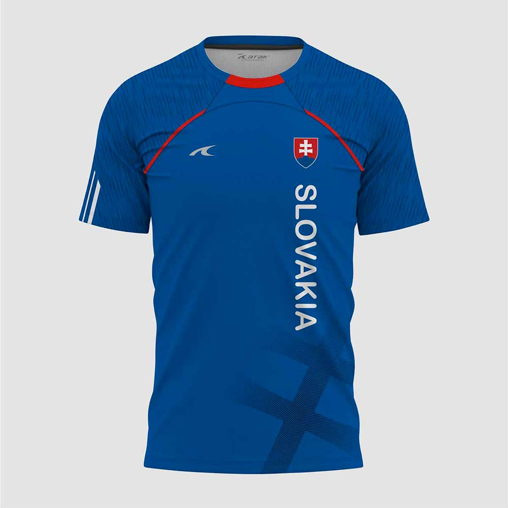 Futbalový dres Slovensko Slovakia modrý pánsky - SKLADOM