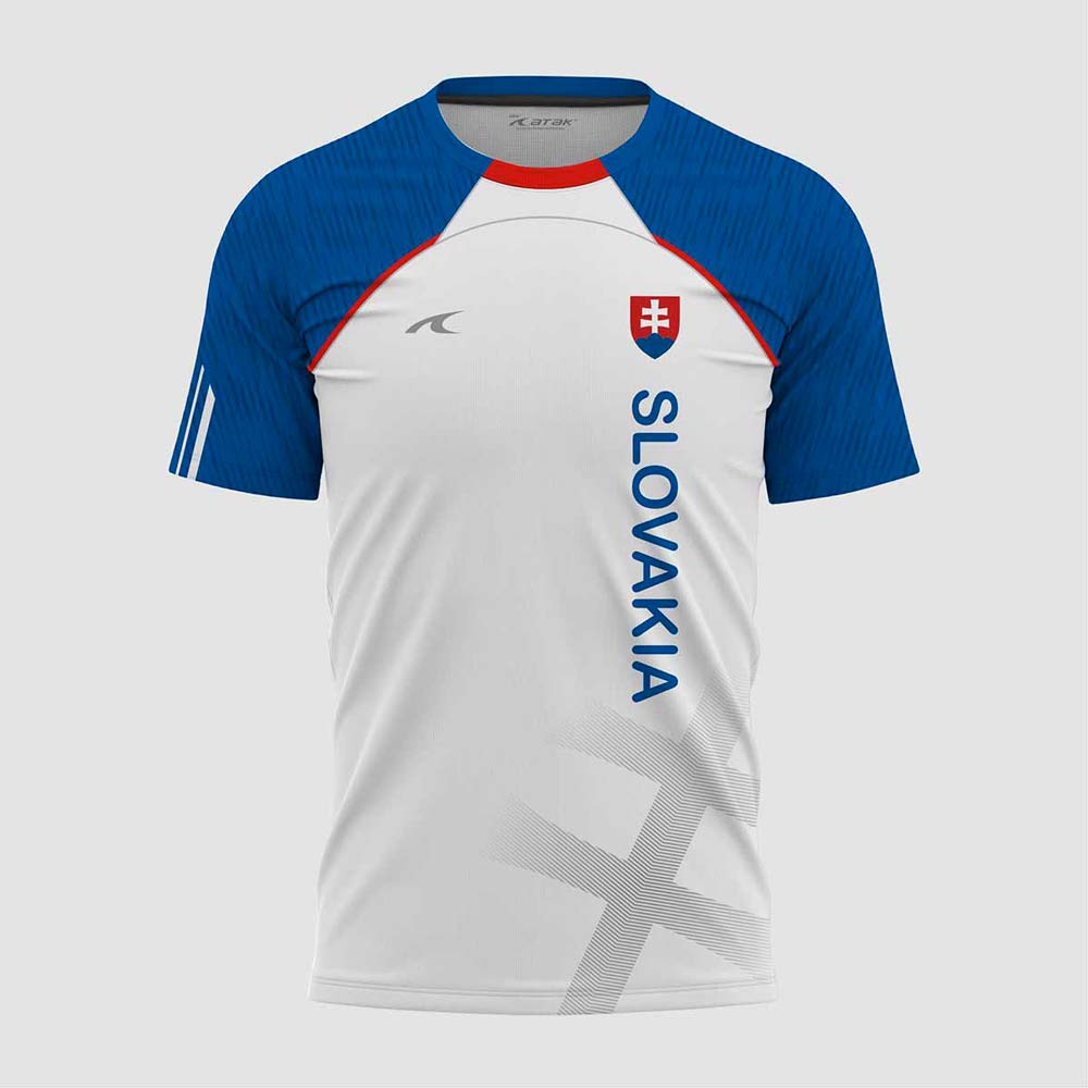 Futbalový dres Slovensko Slovakia biely pánsky - SKLADOM