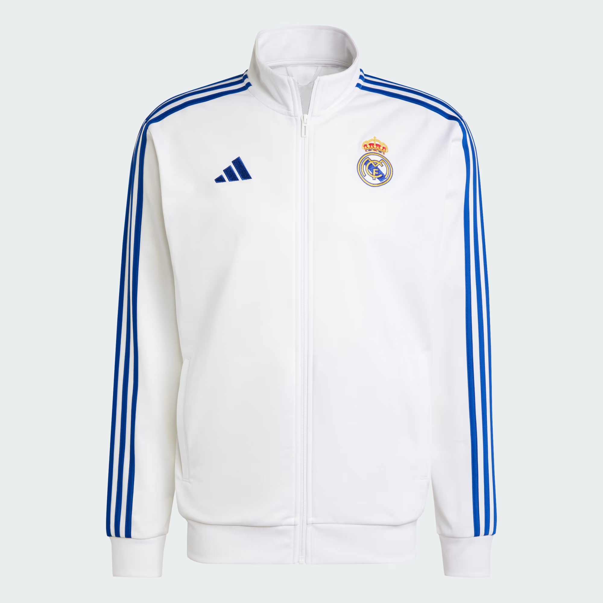 Adidas Real Madrid mikina / bunda biela pánska