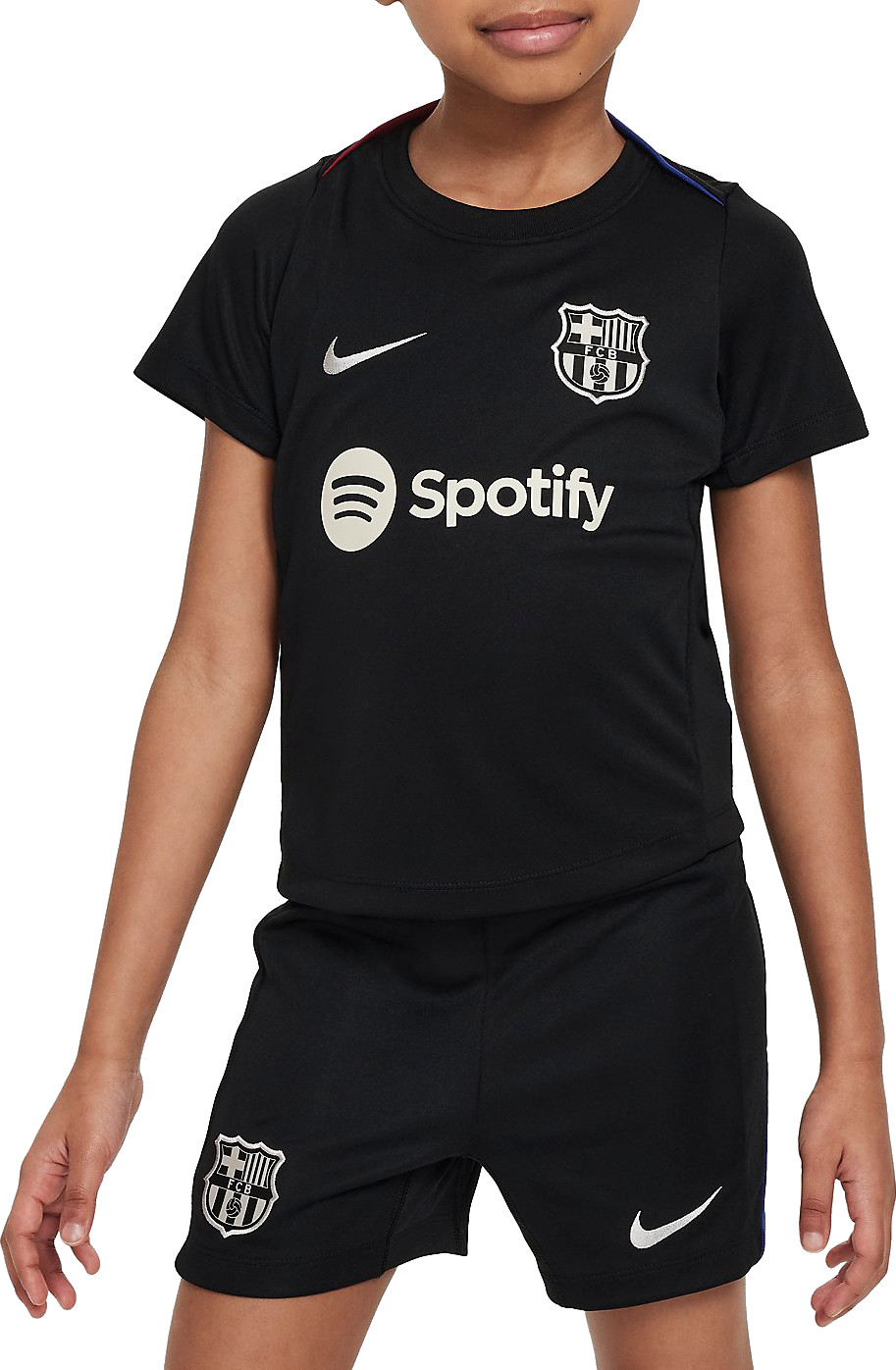 Nike FC Barcelona tréningový dres čierny detský 2024-2025 - SKLADOM