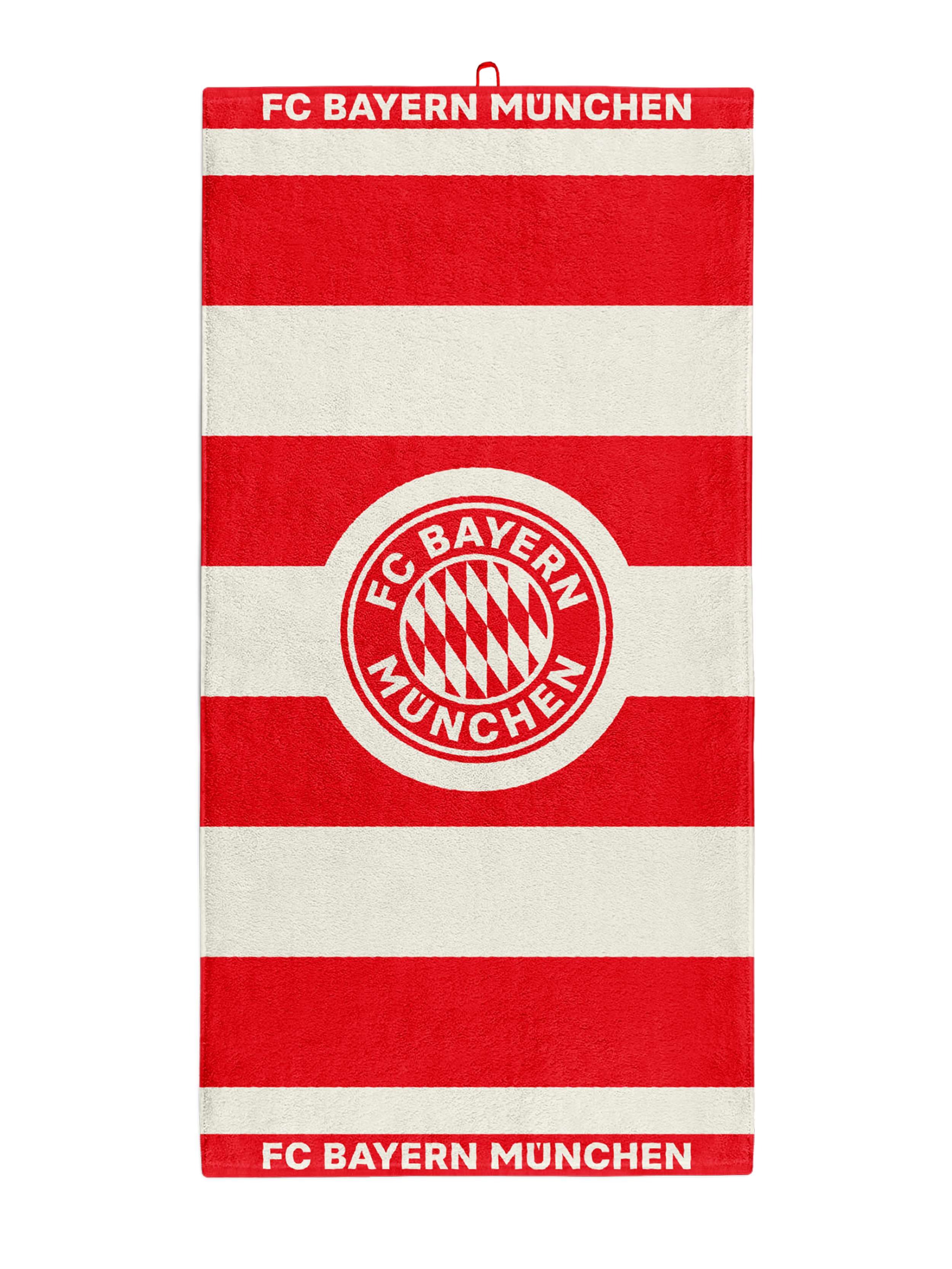 FC Bayern München - Bayern Mníchov uterák červeno-biely 180 x 90 cm