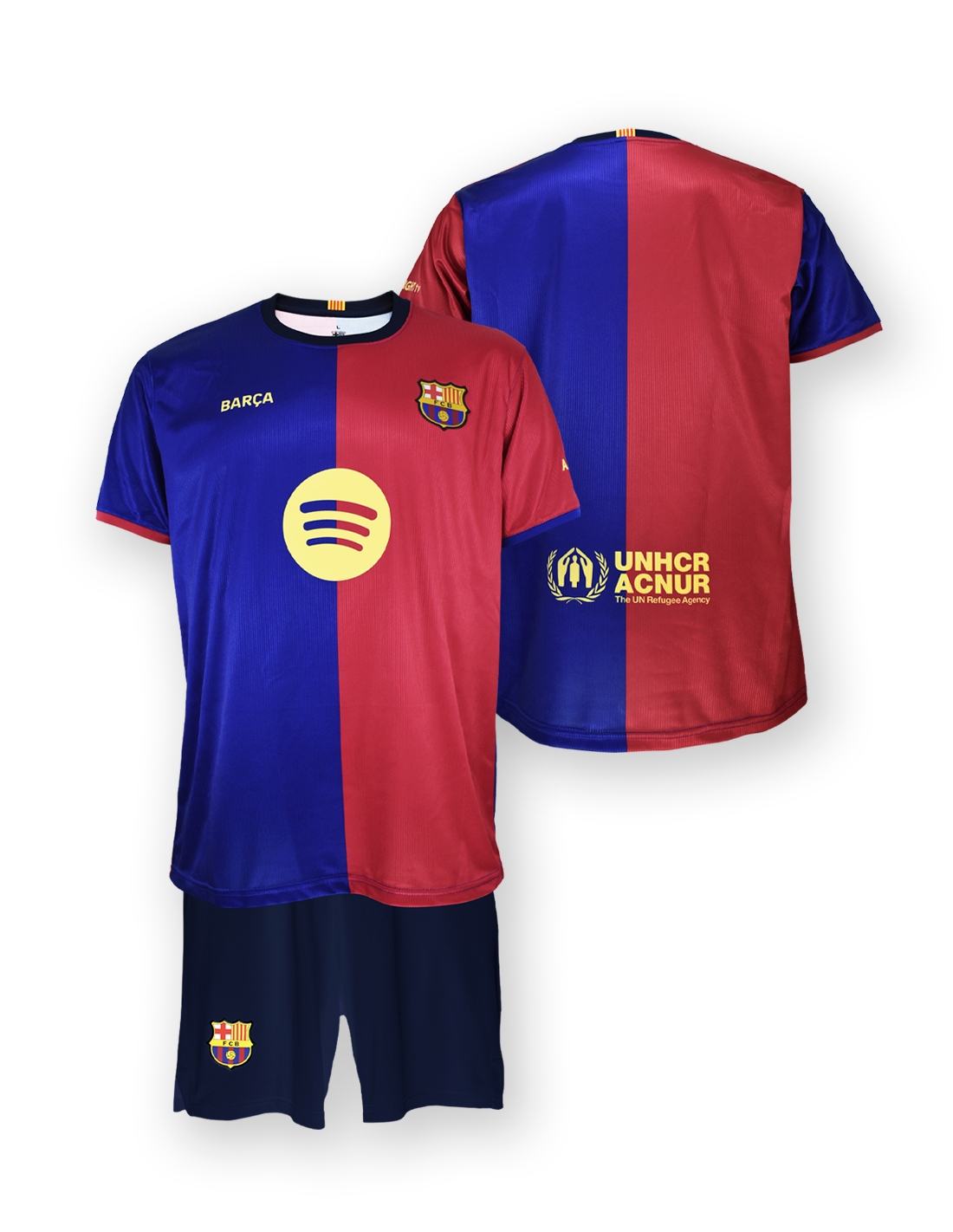 FC Barcelona set detský - dres + kraťasy (2024-2025) domáci - oficiálna replika - SKLADOM