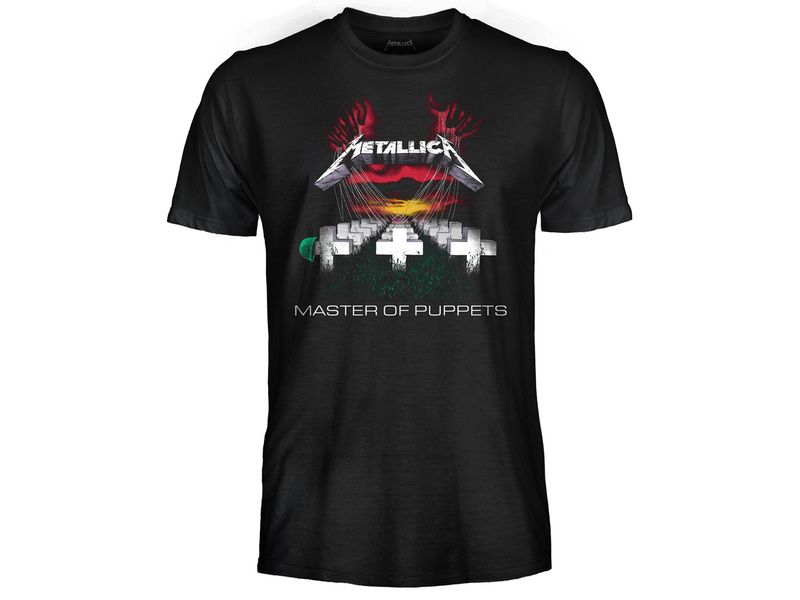 Metallica Master of Puppets tričko čierne pánske