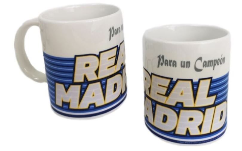 Real Madrid hrnček biely