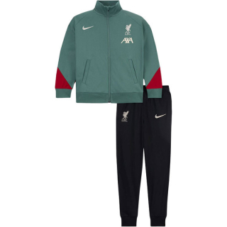 Nike Liverpool FC súprava zeleno-čierna detská - bunda + nohavice (veľkosti 104 až 128)