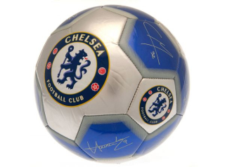 Chelsea FC futbalová lopta s podpismi 