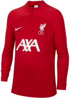 Nike Liverpool FC tréningová mikina červená detská - SKLADOM