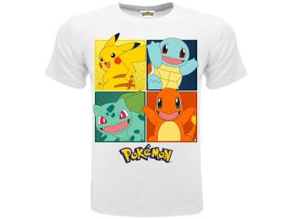 Pokémon tričko biele detské