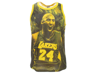 A Stars League NY Los Angeles Lakers Kobe Bryant dres žltý pánsky