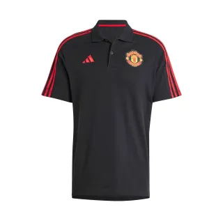 Adidas Manchester United polokošeľa čierna pánska - SKLADOM