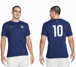 Nike Paris Saint Germain - PSG tričko s číslom 10 tmavomodré pánske