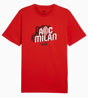 Puma AC Miláno (AC Milan) tričko červené pánske