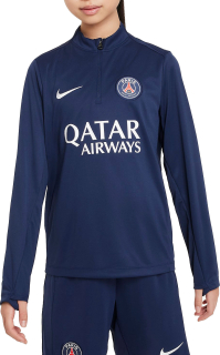 Nike Paris Saint-Germain FC - PSG tréningová mikina tmavomodrá detská 2024-2025