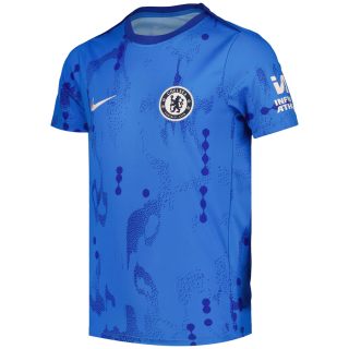 Nike Chelsea FC predzápasový dres modrý detský 2024-2025