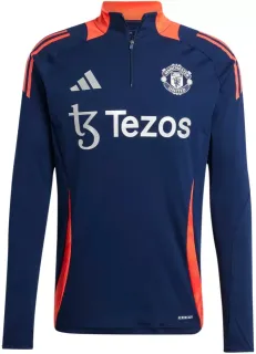 Adidas Manchester United tréningová mikina modrá pánska