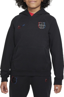 Nike FC Barcelona mikina čierna detská