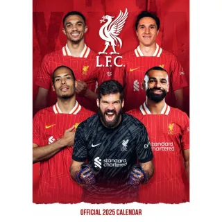 Liverpool FC nástenný kalendár 2025