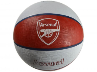 Arsenal basketbalová lopta červeno-biela