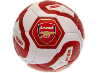 Arsenal futbalová lopta červeno-biela