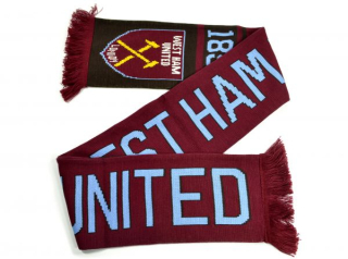 West Ham United FC pletený šál