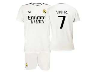 Real Madrid Vinicius Júnior set detský domáci - dres + kraťasy (2024-25) - oficiálna replika