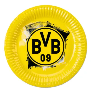 Borussia Dortmund BVB 09 papierové taniere (8 ks v balení)