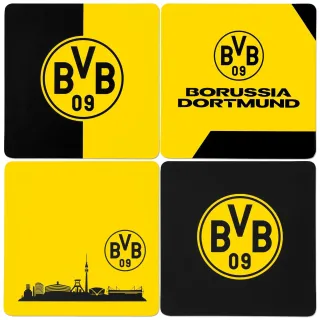 Borussia Dortmund BVB 09 podtácky (sada 4 ks)