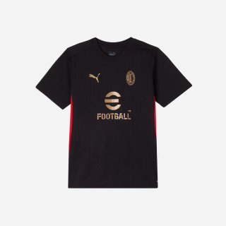 Puma AC Miláno (AC Milan) tréningový dres čierny detský 2024-2025