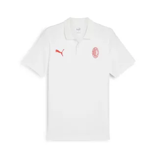 Puma AC Miláno (AC Milan) polokošeľa biela pánska